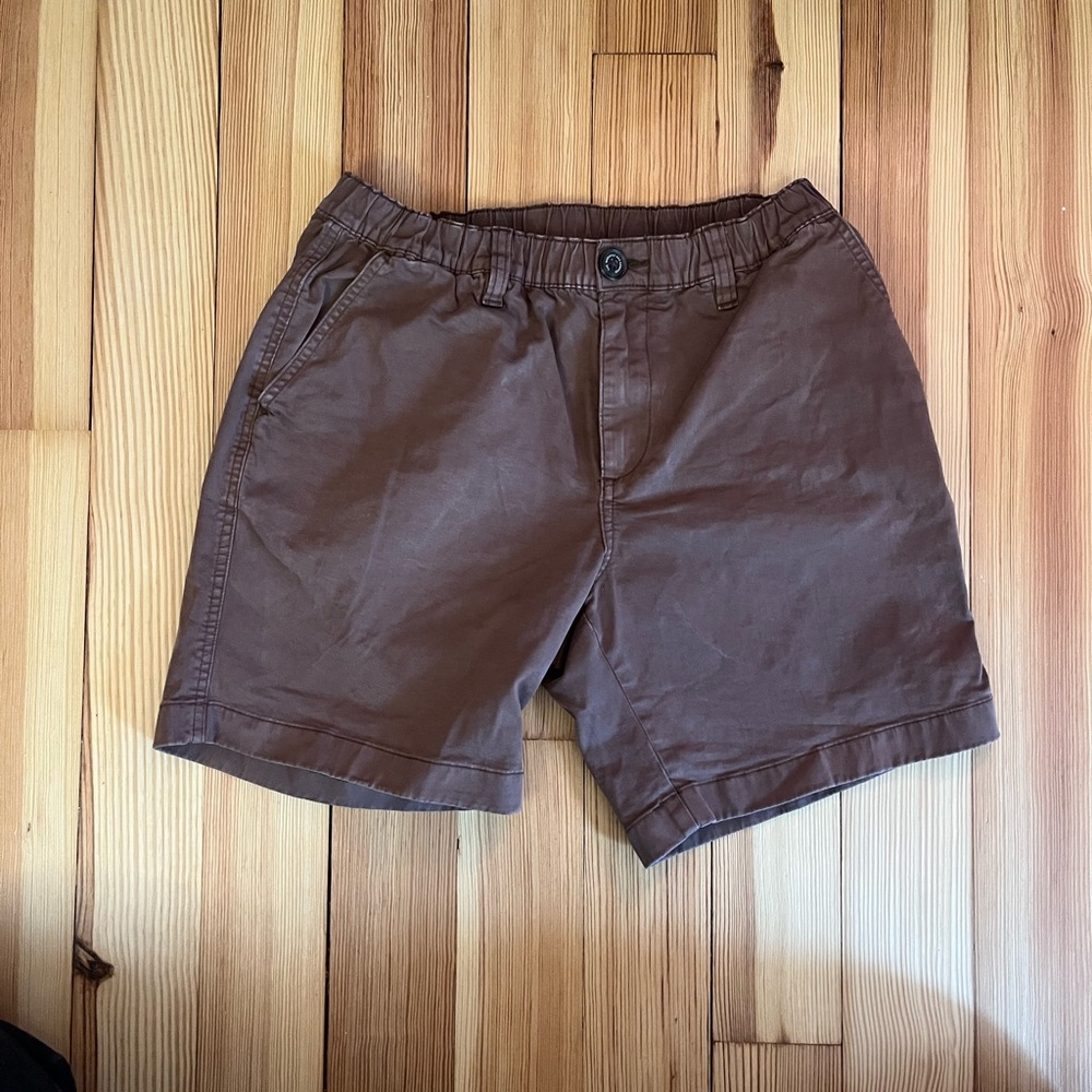 Chubbies Brown Flat Front Men Shorts
